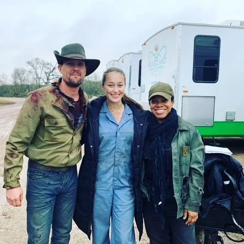 Samuel French filming Fear the Walking Dead